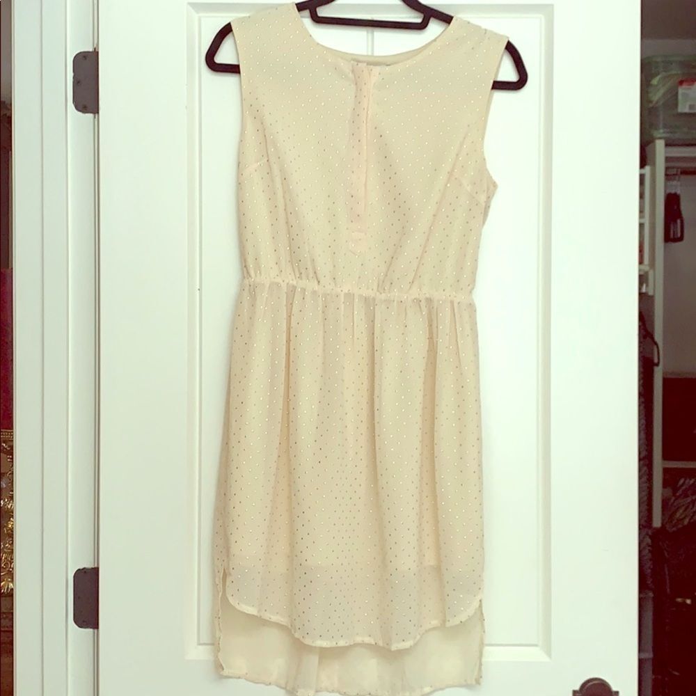 Lucy and company gold dot dress